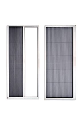 Pencere Plise Sineklik Beyaz Renk En 0-70 Boy 0-130
