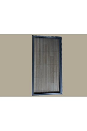 97x215cm antrasit gri Plise sineklik