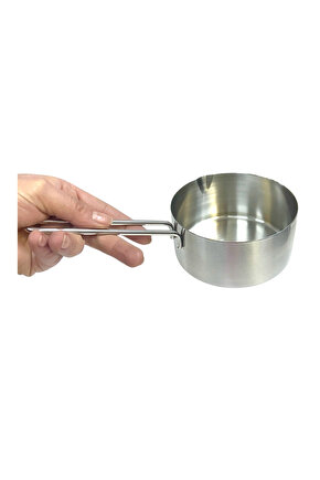 12 Cm Paslanmaz Çelik Sosluk Sütlük Kaçerol