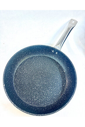 Çelik Saplı Döküm Granit Tava 28 Cm