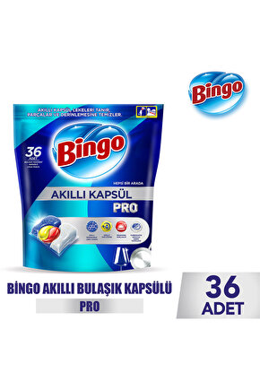Akıllı Kapsül Pro Bulaşık Makinesi Deterjanı Tableti 36 Adet