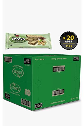 Hoşbeş Fındık Kremalı Gofret 142 G * 20 Adet
