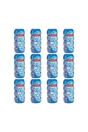 Pure Fresh Nane Aromalı Şekersiz Tatlandırıcılı Draje Sakız 30 g x 12 Adet