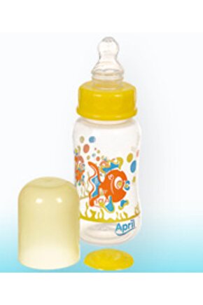Biberon Emzik 150 Ml 0-36 Ay Damla Akıtmaz Kod T 101 Mavi Renk Ayıcık Resimli 1 Adet
