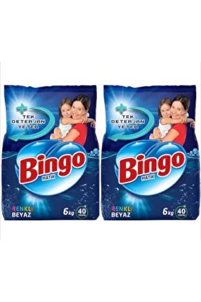Matik Çamaşır Deterjanı Renkliler Ve Beyazlar 2 X 6 Kg
