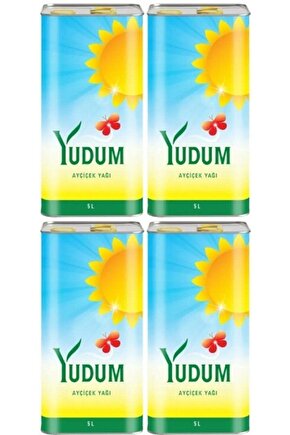 Ayçiçek Yağı 5 Lt Teneke 4 Adet