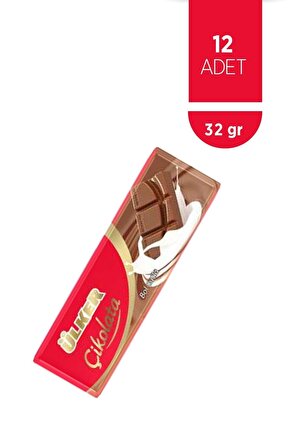 Çikolata Sütlü 32 Gr (12 Adet)