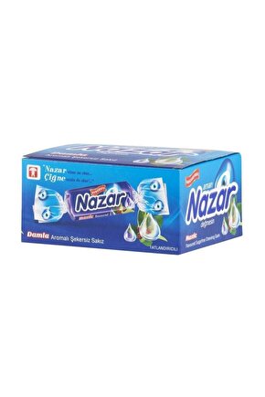 Tekli Damla Aromalı Şekersiz Sakız 15gr *100 Adet ( İkramlık )