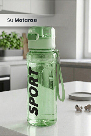Kolay Kapak Su Matarası 700 ml - Mint Profesyonel Suluk Okul - Işyeri - Ofis - Spor