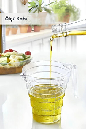 Masterchef 500 Ml Ölçü Kabı Kulplu