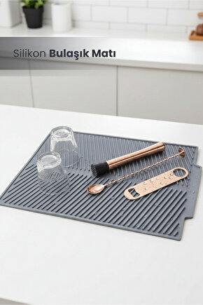 Silikon Bulaşık Kurutma Matı Maxi Boy 44x33cm