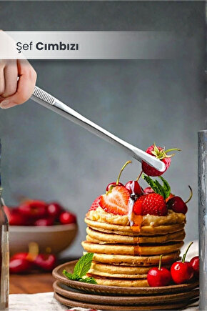 Masterchef Şef Cımbızı Metal 25 Cm - Süs Cımbız Maşası