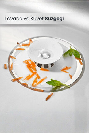 Lavabo Ve Küvet Tıkacı Lavabo Süzgeçi Su Tıkacı