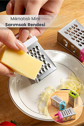 Mıknatıslı Mini Sarımsak Rendesi - Buz Dolabına Yapıştırılabilir