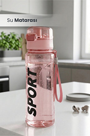 Kolay Kapak Su Matarası 700 ml - Mürdüm Profesyonel Suluk Okul - Işyeri - Ofis - Spor
