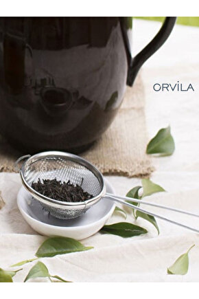 Metal Çay Süzgeci - Bardak Üstü Paslanmaz Metal Çay Süzgeçi
