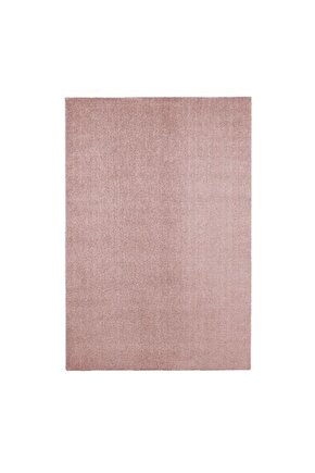 Halı, Uçuk Pembe Renk 133x195 cm MeridyenDukkan Parlak Efektli Kalın Tüyler Ev Tekstili