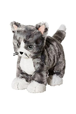 Lılleplutt Yumuşak Peluş Kedi Oyuncak Gri-beyaz