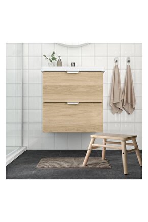 Toftbo Banyo Paspası Bej 40x60 Cm