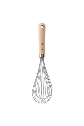VARDAGEN çırpıcı, paslanmaz çelik-kayın, 30 cm