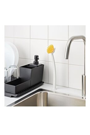 RINNIG Bulaşık Fırçası parlak sarı-kırık beyaz, 29 cm