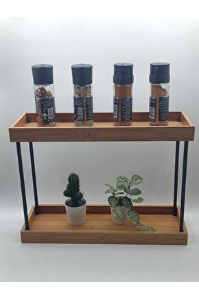 NÅLBLECKA tezgah üstü düzenleyici, bambu, 38x13x28 cm