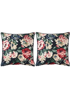 QUİCK 2 Adet Kırlent Kılıfı 50x50 Cm Fermuarlı Minder Kılıf İçi Dahil Değildir