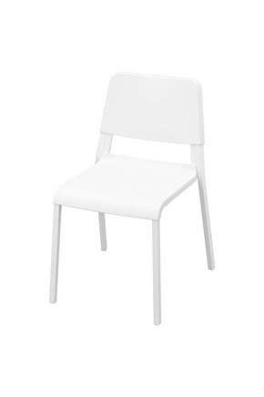 Kumaş yok beyaz plastik sandalye akdenizshop 47 x 78 x 41 1 Yıl Beyaz Sandalye Modern Plastik 1