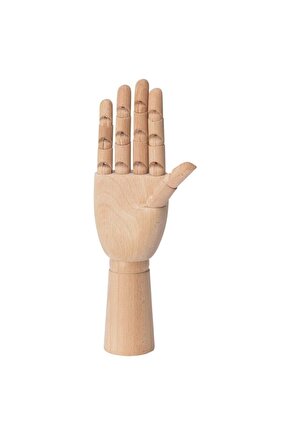 Handskalad Ahşap Dekorasyon Natürel El 30 Cm