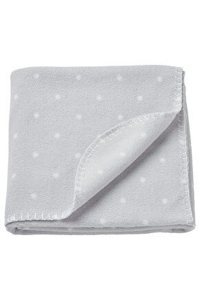 Tek Ebat Len Bebek çocuk battaniyesi 70x90 gri beyaz KENTSOYLU 60496432 Gri 70 x 90 Kırışmaya Dayan