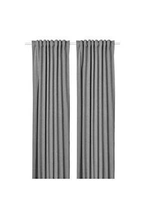 - ROSENMANDEL, karartma perde2 kanat, gri, 135x300 cm