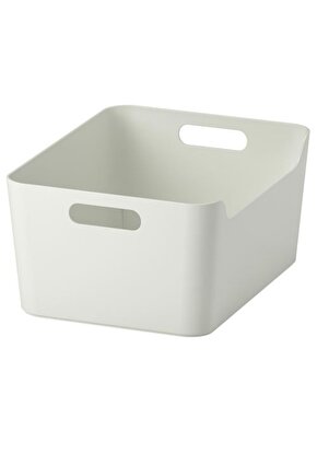 Uppdatera kutu beyaz organizer kutu, düzenleyici kutu donmezco beyaz çok amaçlı kutu 34x24cm