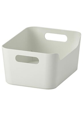 Uppdatera kutu beyaz organizer kutu düzenleyic kutu çok amaçlı kutu donmezco 24x17cm