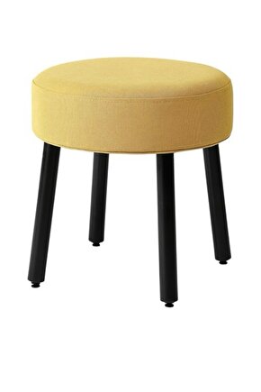 Mörtfors puf, 47x47cm , diseröd koyu sarı