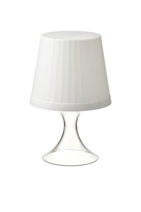 Lampan led li masa lambası, pilli, beyaz, 24cm