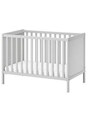 Sundvık bebek karyolası, gri 60x120