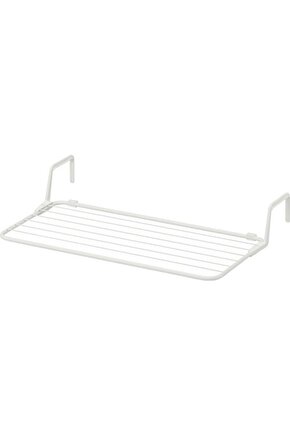 Beyaz 77 Cm Balkon Ray Kapı Üstü Çamaşır Askısı
