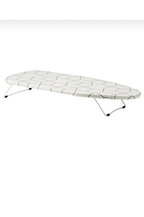 Mini Ütü Masası Siyah Beyaz 73x32