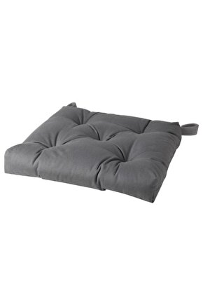 Malında 4035x38x7 Cm Sandelye Minderi Gri Cırt Cırt Bantlı