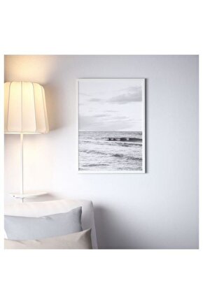 Fıskbo 50x70 Cm Beyaz Çerçeve Fotoğraf Resim Çerçevesi