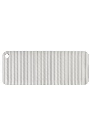 Vantuzlu Banyo Ayak Kaydırmaz Matı 33x84 cm Gri Renk Küvet-Duş İçi Kauçuk