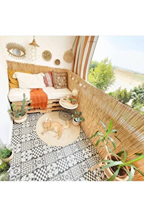 1,50 Metre X 5 Metre Bambu Kamış Hasır Bahçe Çiti
