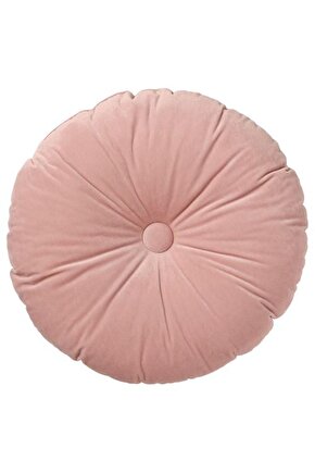 Yuvarlak Kırlent-Minder 40 cm Açık Pembe Renk Yuvarlak Kırlent 360 G