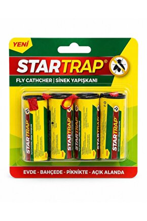 Yapışkan Karasinek Tuzağı Sinek Bandı 1 Paket, Yapışkan Sinek Kapanı