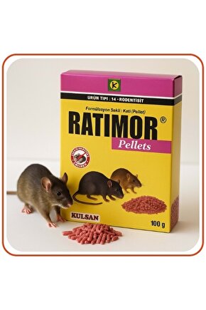 Ratimor Pellets Fare Zehiri | 100 Gram