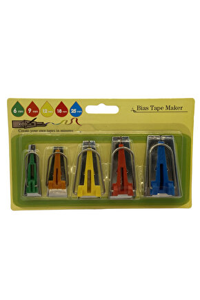 El Biye Kıvırma Aparatı 5 li Set LS-120 (6-9-12-18-25mm)
