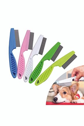 Be Active Kedi Köpek Saplı Tüy Bit Pire Toplayıcı Toplama Temizleme Tarağı Tarak Bit Pire Temizleme
