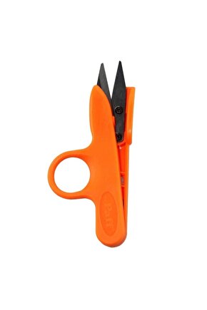 Turuncu Yaylı Tekstil Iplik Temizleme Makası 12 Cm