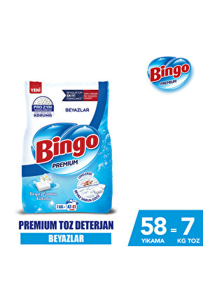 Premium Toz Çamaşır Deterjanı 7 Kg Beyaz