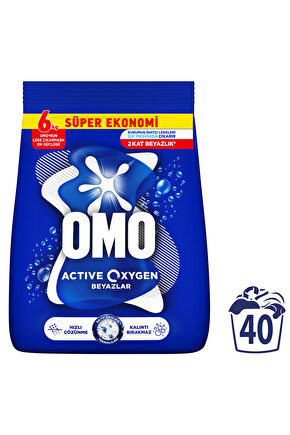 Active Oxygen Beyaz Çamaşırlar Için Toz Deterjanı 6 Kg